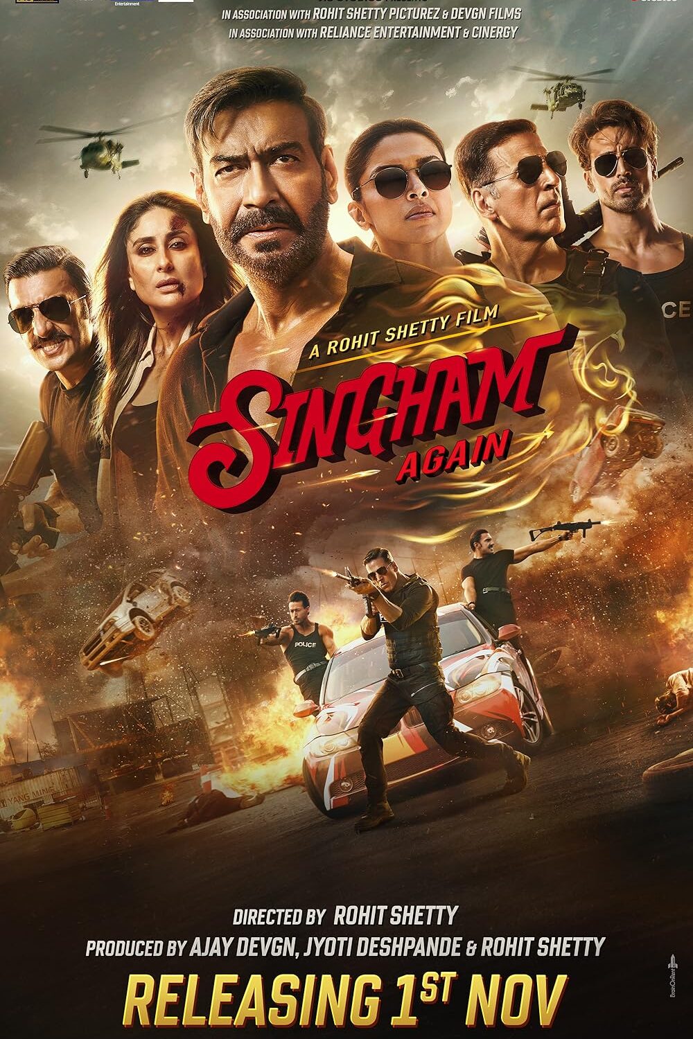Download Singham Again (2024) Hindi Movie 480p | 720p | 1080p | 2160p WEB-DL ESub