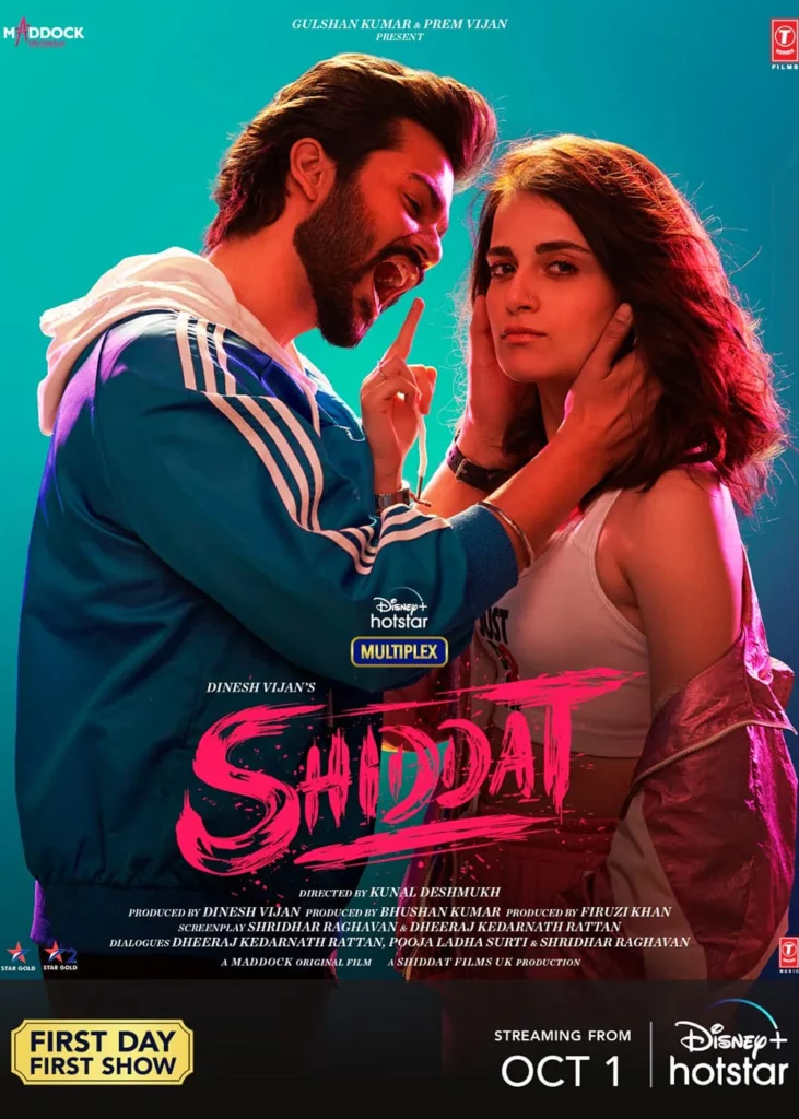 Download Shiddat (2021) Hindi Movie 480p | 720p | 1080p WEB-DL ESub